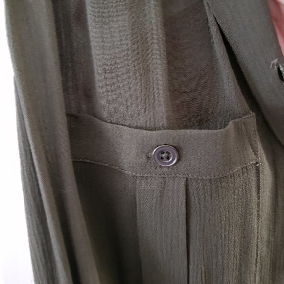 Additionelle 2X sleeveless khaki summer dress - Picture 4 of 11